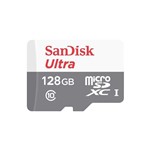 Ficha técnica e caractérísticas do produto Cartão de Memoria MicroSD Ultra 128GB 80MB/s SanDisk - Geral