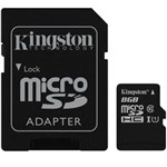 Ficha técnica e caractérísticas do produto Cartão de Memória - MicroSDHC - 8GB - Kingston - SDC10G2/8GB