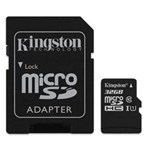 Ficha técnica e caractérísticas do produto Cartão de Memória MicroSDHC 32GB Classe 10 SDC10G2/32GB 45MB/s Kingston