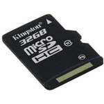Ficha técnica e caractérísticas do produto Cartão de Memória - Microsdhc - 32Gb - Kingston - Sdc10/32Gb