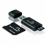Ficha técnica e caractérísticas do produto Cartão de Memória Multilaser 16GB Classe 10 MC112 com Kit Adaptador