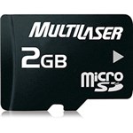 Ficha técnica e caractérísticas do produto Cartão de Memória Multilaser MicroSD 2GB com Adaptador para SD