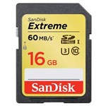 Ficha técnica e caractérísticas do produto Cartão de Memória SanDisk 16GB Extreme SDHC UHS-I
