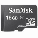 Ficha técnica e caractérísticas do produto Cartão de Memória Sandisk 16gb Microsd com Adaptador Class 4 Sdsdqm-0016g-B35a