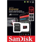 Ficha técnica e caractérísticas do produto Cartão de Memoria Sandisk 128gb 128 Gb Micro Sd Extreme A1 V30 U3 100mbs 4k 667x
