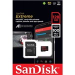Ficha técnica e caractérísticas do produto Cartão de Memória Sandisk 128gb Extreme Microsd