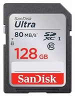 Ficha técnica e caractérísticas do produto Cartão de Memória Sandisk 128gb Ultra 80mb/s