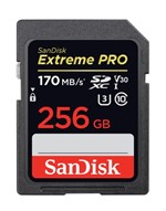 Ficha técnica e caractérísticas do produto Cartão de Memória Sandisk 256GB 170MB's Extreme Pro V30