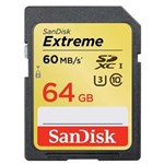 Ficha técnica e caractérísticas do produto Cartão de Memória SanDisk 64GB Extreme SDXC UHS-I