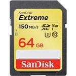 Ficha técnica e caractérísticas do produto Cartão de Memória SanDisk 64GB Extreme