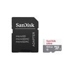 Ficha técnica e caractérísticas do produto Cartao de Memoria Sandisk 64gb Micro Sd Classe 10 Vel. Ate 80mb/s a Prova de Agua P/ Smartphone Sds