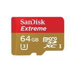Ficha técnica e caractérísticas do produto Cartão de Memória Sandisk Extreme Action Cam 64GB