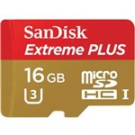 Ficha técnica e caractérísticas do produto Cartão de Memória Sandisk Extreme Plus 16GB 80/50MB/s