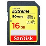 Ficha técnica e caractérísticas do produto Cartão de Memoria Sandisk Extreme Sdhc 16gb 90mb/s 4k