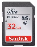 Ficha técnica e caractérísticas do produto Cartão de Memória Sandisk 32gb Ultra 80mb/s