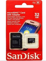 Ficha técnica e caractérísticas do produto Cartão de Memória Sandisk 32Gb