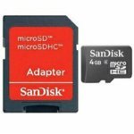 Ficha técnica e caractérísticas do produto Cartão de Memória Sandisk Micro SD 4GB