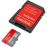 Ficha técnica e caractérísticas do produto Cartão de Memória SanDisk Micro SD Ultra + Adaptador 32GB