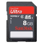 Ficha técnica e caractérísticas do produto Cartão de Memória SanDisk Ultra SDHC UHS-I - 8GB