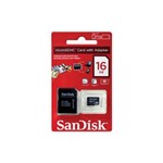 Ficha técnica e caractérísticas do produto Cartão de Memória SD 16 GB - Sandisk