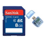 Ficha técnica e caractérísticas do produto Cartão de Memória SD 8GB - SanDisk