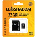 Ficha técnica e caractérísticas do produto Cartão de Memória SD El Shaddai com Adaptador 32GB