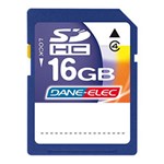 Ficha técnica e caractérísticas do produto Cartão de Memória SD HC 16GB - Dane-Elec