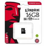 Ficha técnica e caractérísticas do produto Cartao de Memoria SD Kingston 16GB Classe 10 Sem Adaptador
