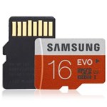 Ficha técnica e caractérísticas do produto Cartão de Memória SD Samsung 16GB