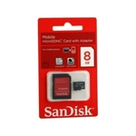 Ficha técnica e caractérísticas do produto Cartão De Memória Sd Sandisk 8gb