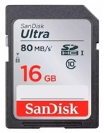 Ficha técnica e caractérísticas do produto Cartão de Memória SDHC 16GB Sandisk Ultra Classe 10 80MB/s