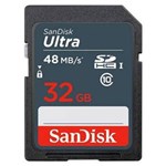 Ficha técnica e caractérísticas do produto Cartão de Memória Sdhc 32gb Sandisk Ultra Classe 10 48mbs