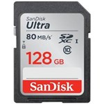 Ficha técnica e caractérísticas do produto Cartão de Memória - SDXC - 128GB - Sandisk Ultra - SDSDUNC-128G-GN6IN