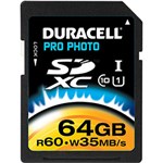 Ficha técnica e caractérísticas do produto Cartão de Memória Tipo SD HC 64GB Classe 10 - Duracell