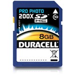 Ficha técnica e caractérísticas do produto Cartão de Memória Tipo SD HC 8GB Classe 10 - Duracelll