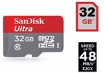 Ficha técnica e caractérísticas do produto Cartão 32gb Ultra - Micro Sd Classe 10 Sandisk