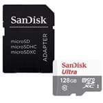 Ficha técnica e caractérísticas do produto Cartão Memória 128Gb Micro Sd Ultra 80Mbs Clas10 Sandisk N