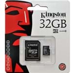 Ficha técnica e caractérísticas do produto Cartao Memoria 32gb Micro SD Clas 4 Kingston