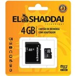 Ficha técnica e caractérísticas do produto Cartão Memória Micro Sd 4gb para Samsung Nokia Lg Motorola El Shaddai