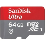 Ficha técnica e caractérísticas do produto Cartão Memória Sandisk Micro Sd Xc 64gb Ultra Uhs-i