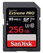 Ficha técnica e caractérísticas do produto Cartao Memoria Sandisk Sdxc Extreme Pro U3 4k 170mb/s 256gb