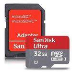 Ficha técnica e caractérísticas do produto Cartao Memoria Sandisk Ultra 32 Gb C10