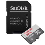 Ficha técnica e caractérísticas do produto Cartão Micro 32gb Sd Ultra Sd Sandisk Classe 10 48mb/s