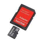 Ficha técnica e caractérísticas do produto Cartão Micro Sd 8gb Classe 4 + Adaptador Sdsdqm08gbb35a - Sandisk