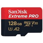 Ficha técnica e caractérísticas do produto Cartão Micro Sd Sandisk Extreme Pro 128gb 170mb/s Sdxc A2 4k Sdsqxcy-128g
