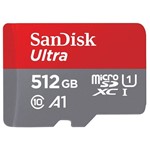 Ficha técnica e caractérísticas do produto Cartão Micro SD Sandisk Ultra 512GB 100MB/s Sem Adaptador