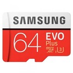 Ficha técnica e caractérísticas do produto Cartão Micro Sd Sdxc Samsung Evo Plus 64gb 100mb/s U3