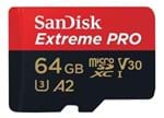 Ficha técnica e caractérísticas do produto Cartão Micro Sd Sdxc Sandisk Extreme Pro 64Gb 170Mb/s U3 A2