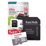 Ficha técnica e caractérísticas do produto Cartão Micro Sd Ultra 16gb Class10 - 80 Mb/s Sandisk