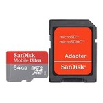 Ficha técnica e caractérísticas do produto Cartão Micro Sdxc 64Gb Sandisk Classe 10 e 60Mb/S